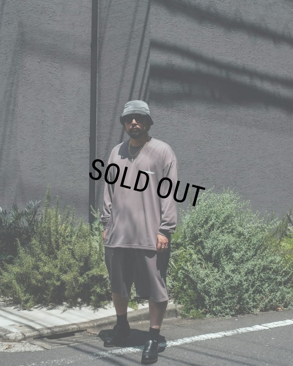 画像6: COOTIE PRODUCTIONS/Dry Tech Jersey Oversized L/S Tee（Gray）［ドライテックオーバーサイズ長袖T-25秋冬］ (6)