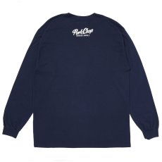 画像2: PORKCHOP/SLOGAN L/S TEE（NAVY）［スローガン長袖T-25秋冬］ (2)