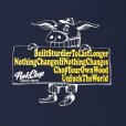 画像3: PORKCHOP/SLOGAN L/S TEE（NAVY）［スローガン長袖T-25秋冬］ (3)