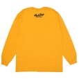 画像2: PORKCHOP/SLOGAN L/S TEE（GOLD）［スローガン長袖T-25秋冬］ (2)