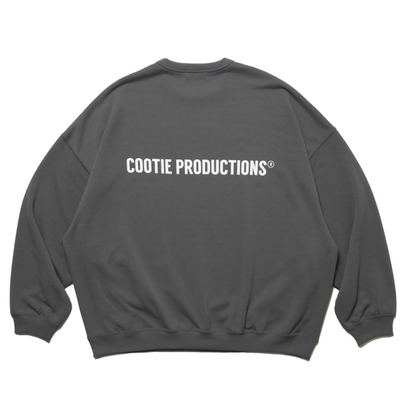 画像2: COOTIE PRODUCTIONS/Dry Tech Oversized Sweat Crew（Gray）［ドライテックスウェットクルー-25秋冬］