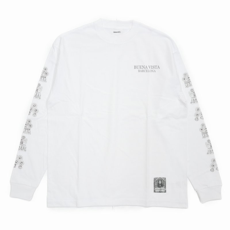 画像1: BUENA VISTA/Matador tool L/S（WHITE）［プリント長袖T-25秋冬］