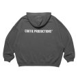 画像2: COOTIE PRODUCTIONS/Dry Tech Oversized Sweat Hoodie（Gray）［ドライテックスウェットフーディー-25秋冬］ (2)