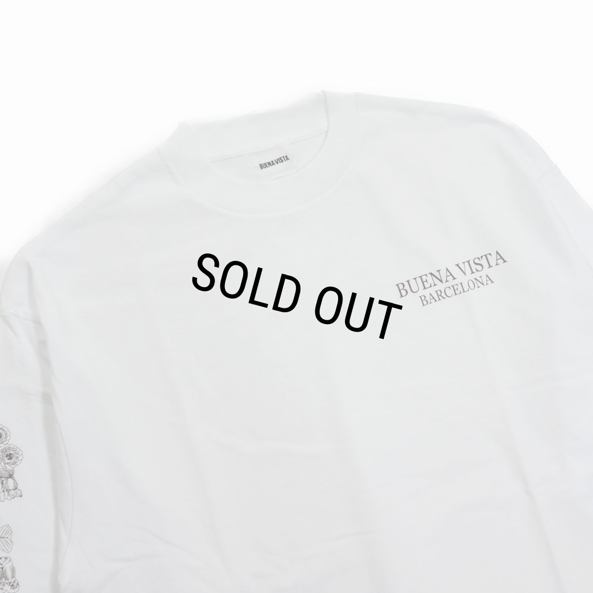 画像3: 【30%OFF】BUENA VISTA/Matador tool L/S（WHITE）［プリント長袖T-25秋冬］ (3)