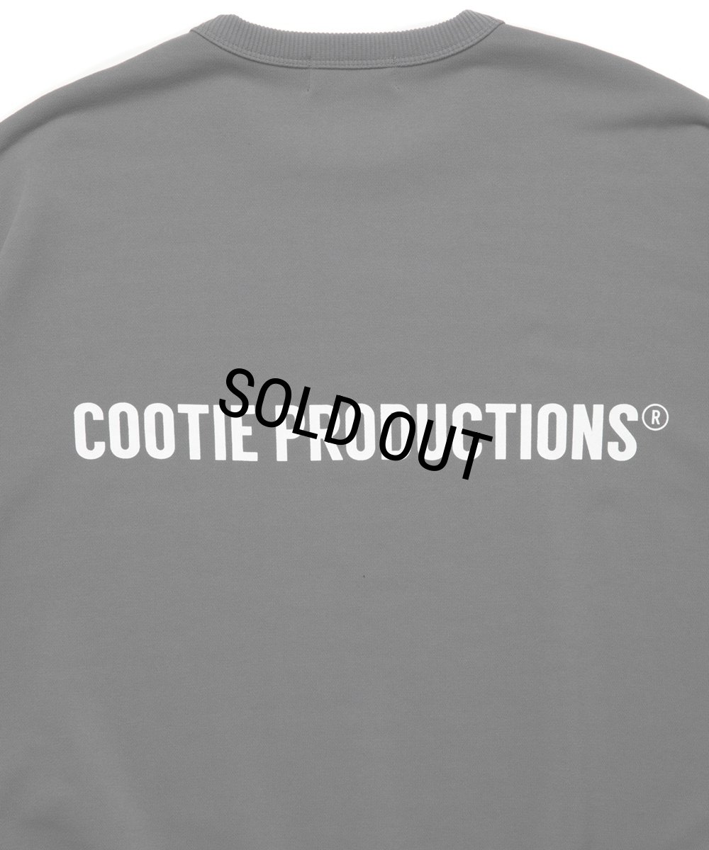 画像3: COOTIE PRODUCTIONS/Dry Tech Oversized Sweat Crew（Gray）［ドライテックスウェットクルー-25秋冬］ (3)