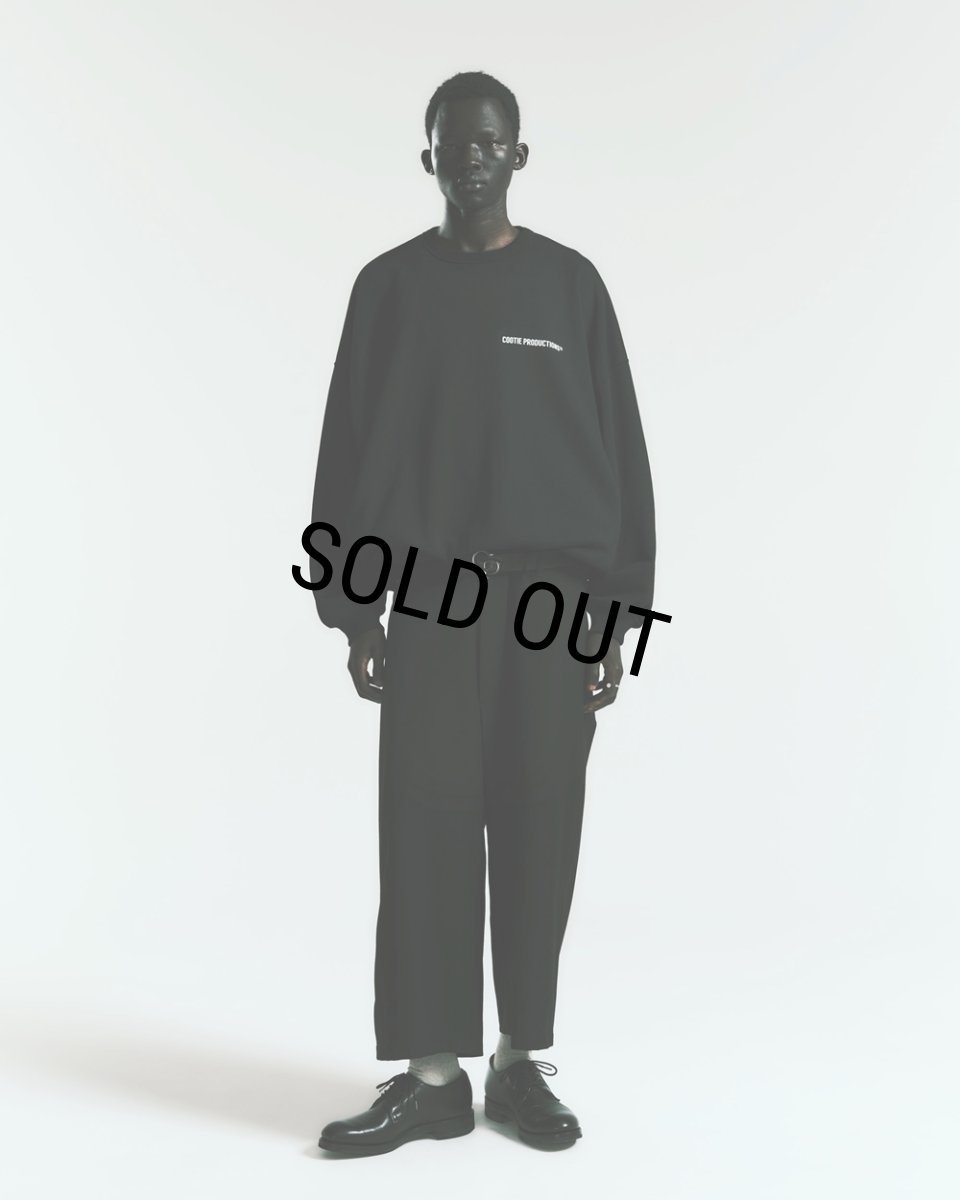 画像5: COOTIE PRODUCTIONS/Dry Tech Oversized Sweat Crew（Black）［ドライテックスウェットクルー-25秋冬］ (5)