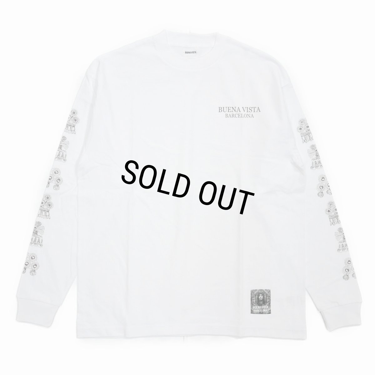 画像1: 【30%OFF】BUENA VISTA/Matador tool L/S（WHITE）［プリント長袖T-25秋冬］ (1)