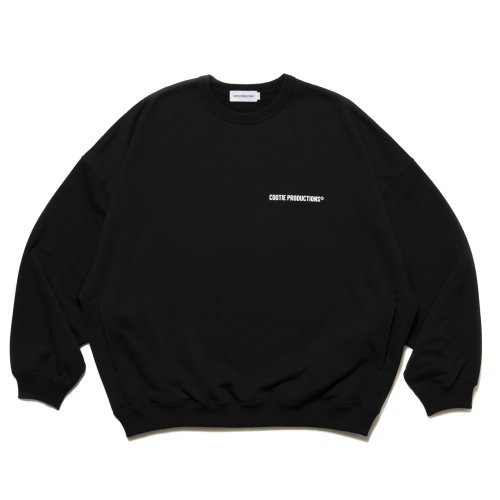 他の写真1: COOTIE PRODUCTIONS/Dry Tech Oversized Sweat Crew（Black）［ドライテックスウェットクルー-25秋冬］
