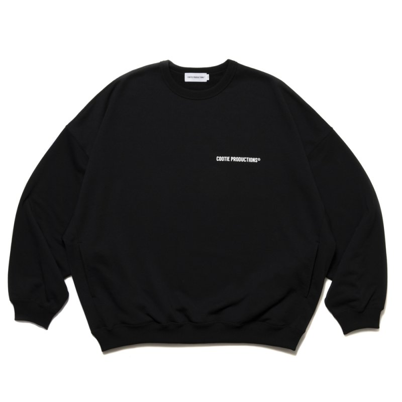 画像1: COOTIE PRODUCTIONS/Dry Tech Oversized Sweat Crew（Black）［ドライテックスウェットクルー-25秋冬］
