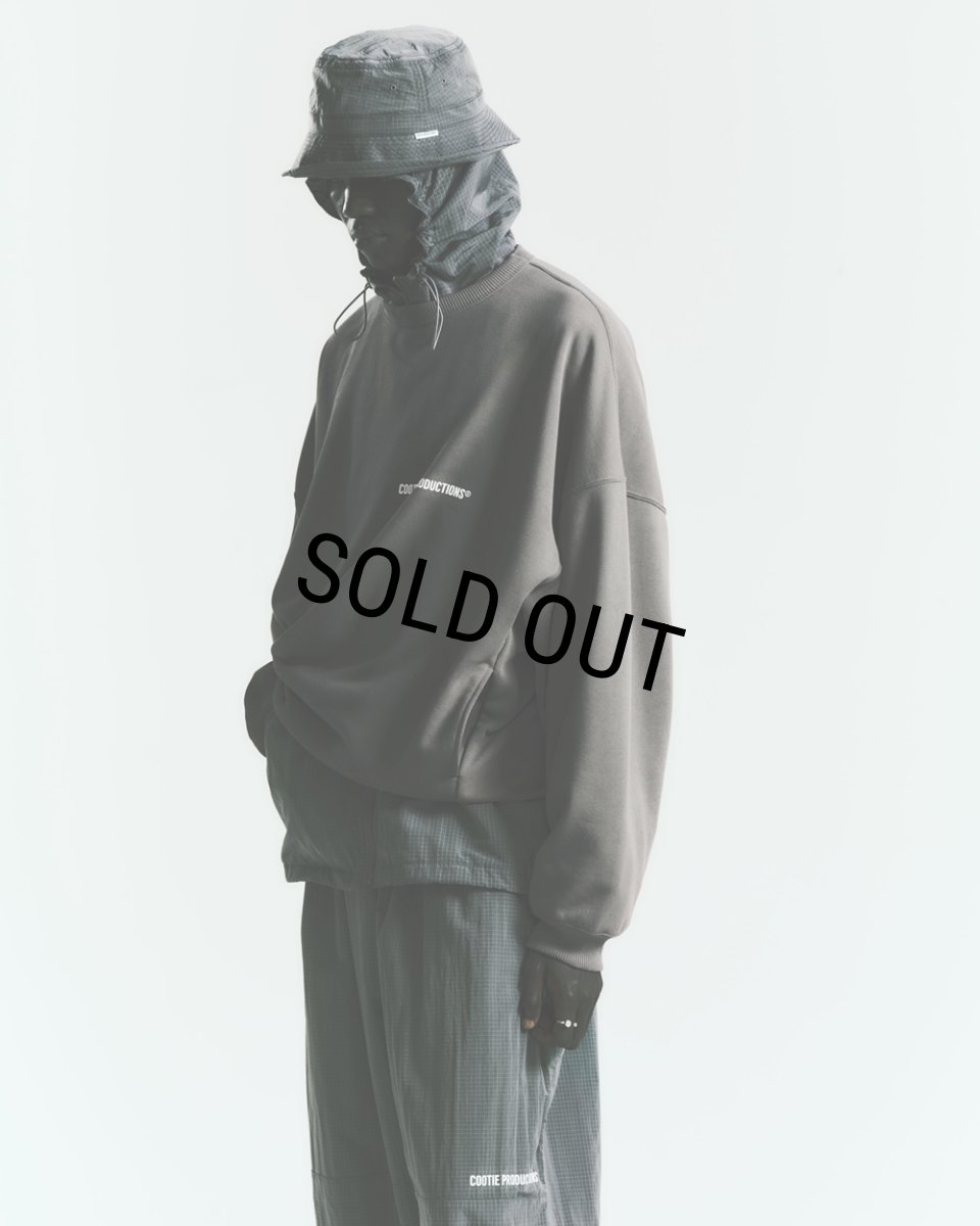 画像5: COOTIE PRODUCTIONS/Dry Tech Oversized Sweat Crew（Gray）［ドライテックスウェットクルー-25秋冬］ (5)