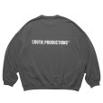 画像2: COOTIE PRODUCTIONS/Dry Tech Oversized Sweat Crew（Gray）［ドライテックスウェットクルー-25秋冬］ (2)