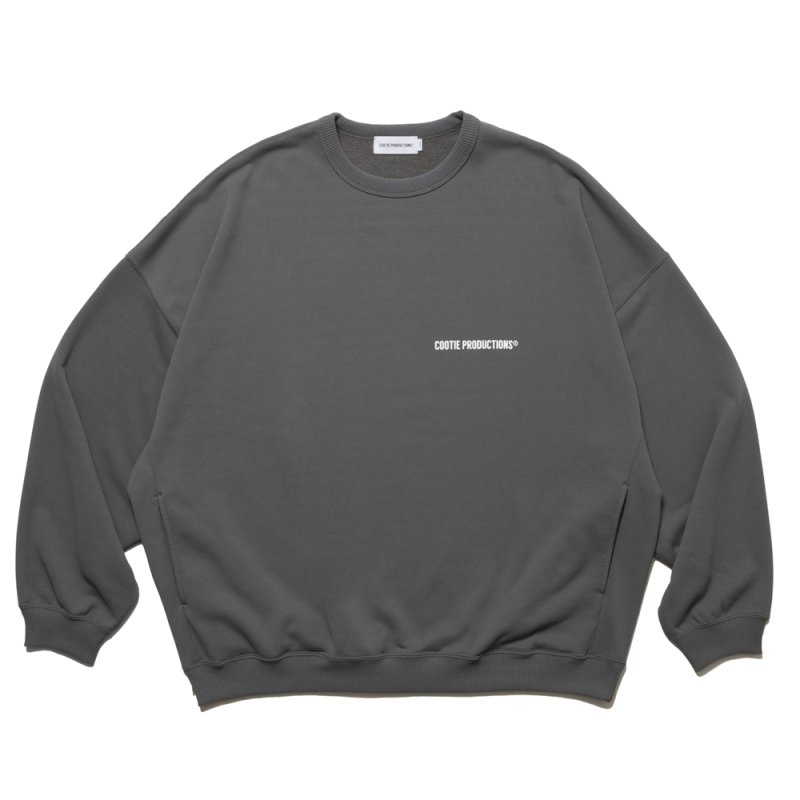 画像1: COOTIE PRODUCTIONS/Dry Tech Oversized Sweat Crew（Gray）［ドライテックスウェットクルー-25秋冬］
