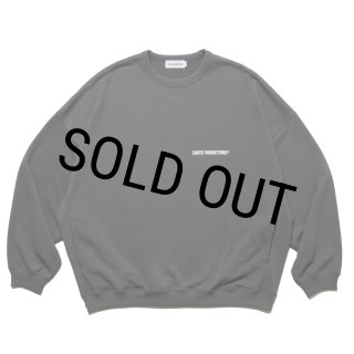 COOTIE PRODUCTIONS/Dry Tech Oversized Sweat Crew（Gray）［ドライ