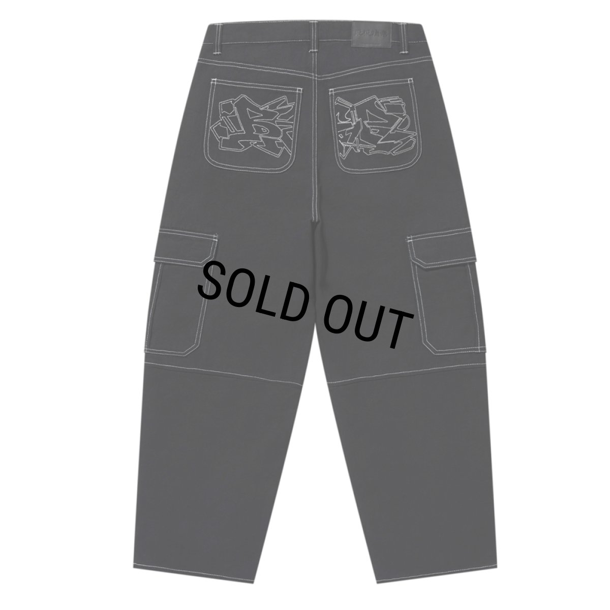 画像2: BlackEyePatch/URBAN ARROWS BAGGY CARGO PANTS（BLACK） (2)