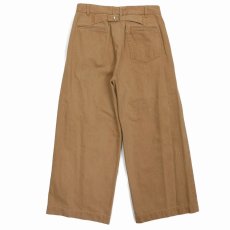 画像2: DAIRIKU/"D" Buckle Super Wide Chino Pants（Beige）［Dバックルスーパーワイドチノパン-25秋冬］ (2)