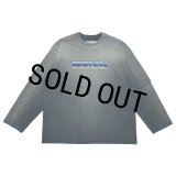 DAIRIKU/"PARADOX" Emboidery Swithing Tee（Black）［刺繍スイッチング長袖T-25秋冬］