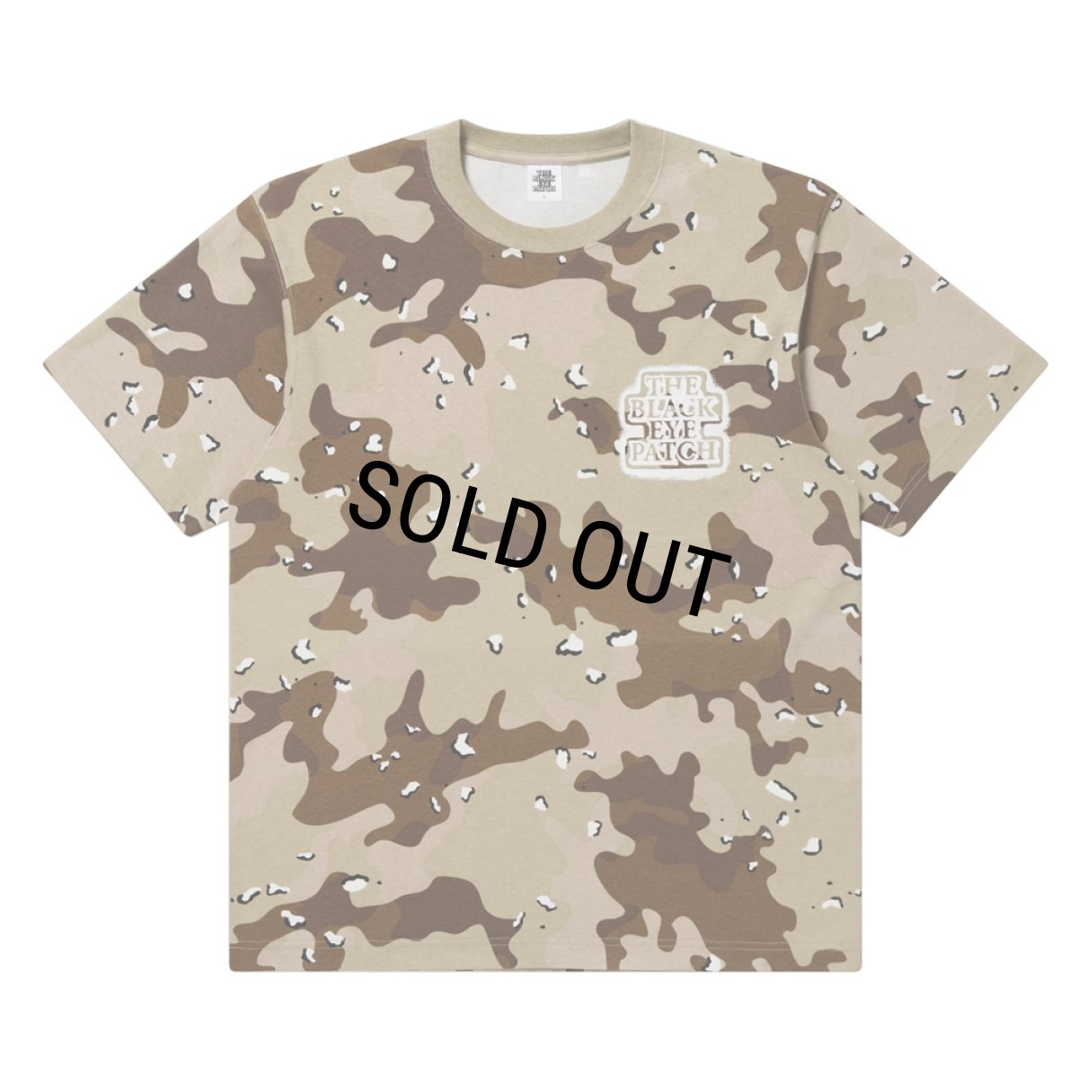 画像2: BlackEyePatch/SPRAYED OG LABEL TEE（DESERT CAMO） (2)