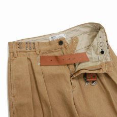 画像4: DAIRIKU/"D" Buckle Super Wide Chino Pants（Beige）［Dバックルスーパーワイドチノパン-25秋冬］ (4)