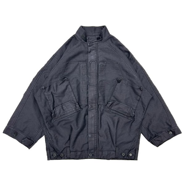 画像1: DAIRIKU/"Inception" Big-Sleeve Mole Skin JKT（Black）［ビッグスリーブモールスキンJKT-25秋冬］