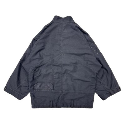 画像2: DAIRIKU/"Inception" Big-Sleeve Mole Skin JKT（Black）［ビッグスリーブモールスキンJKT-25秋冬］