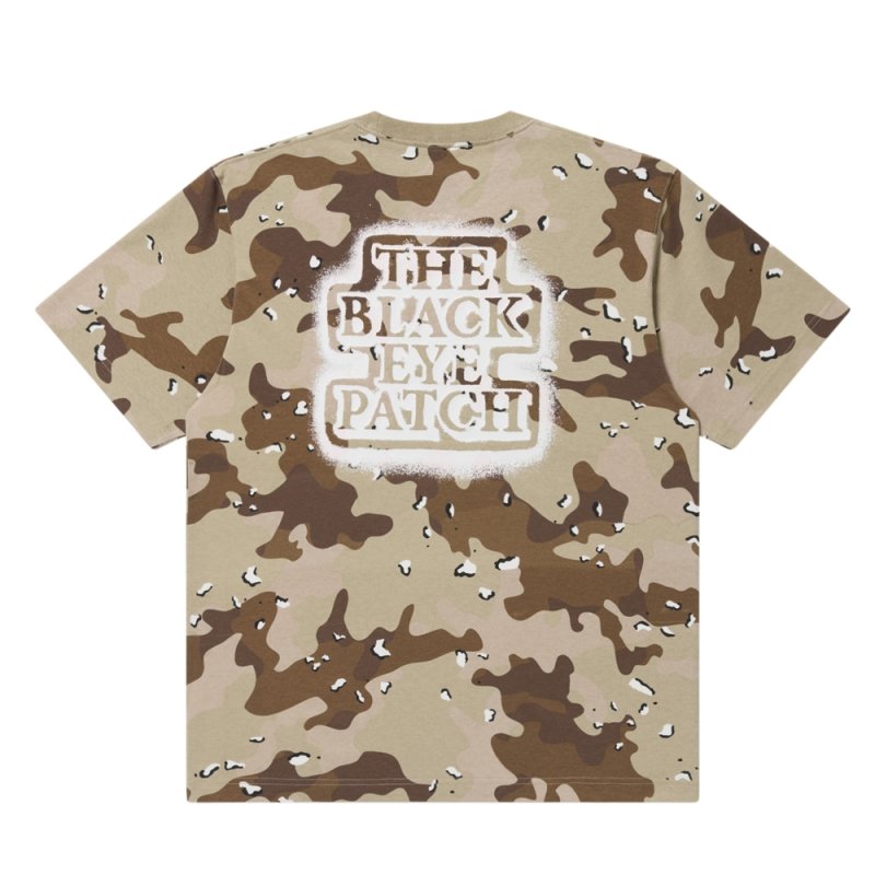 画像2: BlackEyePatch/SPRAYED OG LABEL TEE（DESERT CAMO）