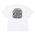 画像1: BlackEyePatch/SPRAYED OG LABEL TEE（WHITE） (1)