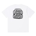 BlackEyePatch/SPRAYED OG LABEL TEE（WHITE）