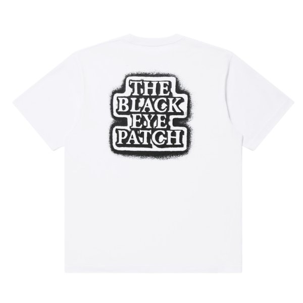 画像1: BlackEyePatch/SPRAYED OG LABEL TEE（WHITE）