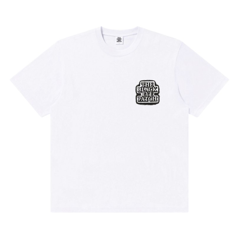 画像1: BlackEyePatch/SPRAYED OG LABEL TEE（WHITE）