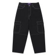 画像1: BlackEyePatch/URBAN ARROWS BAGGY CARGO PANTS（BLACK） (1)