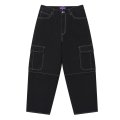 BlackEyePatch/URBAN ARROWS BAGGY CARGO PANTS（BLACK）