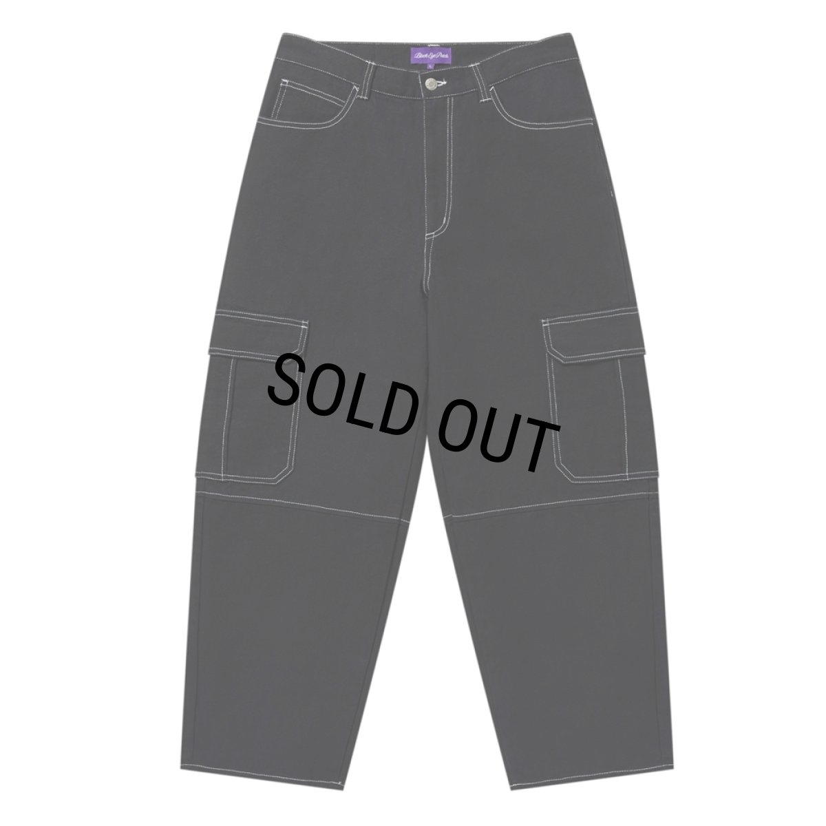画像1: BlackEyePatch/URBAN ARROWS BAGGY CARGO PANTS（BLACK） (1)