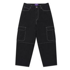 画像1: BlackEyePatch/URBAN ARROWS BAGGY CARGO PANTS（BLACK） (1)