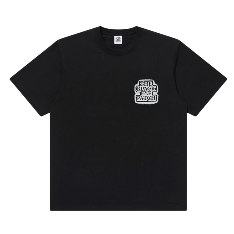画像1: BlackEyePatch/SPRAYED OG LABEL TEE(BLACK)