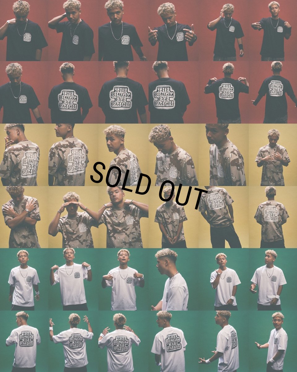 画像4: BlackEyePatch/SPRAYED OG LABEL TEE（BLACK） (4)