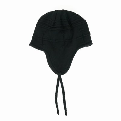 画像1: DAIRIKU/"Shape memory" Knit Cap（Black）［ニットキャップ-25秋冬］