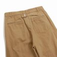 画像5: DAIRIKU/"D" Buckle Super Wide Chino Pants（Beige）［Dバックルスーパーワイドチノパン-25秋冬］