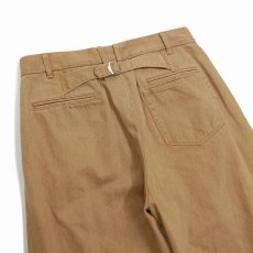画像5: DAIRIKU/"D" Buckle Super Wide Chino Pants（Beige）［Dバックルスーパーワイドチノパン-25秋冬］ (5)
