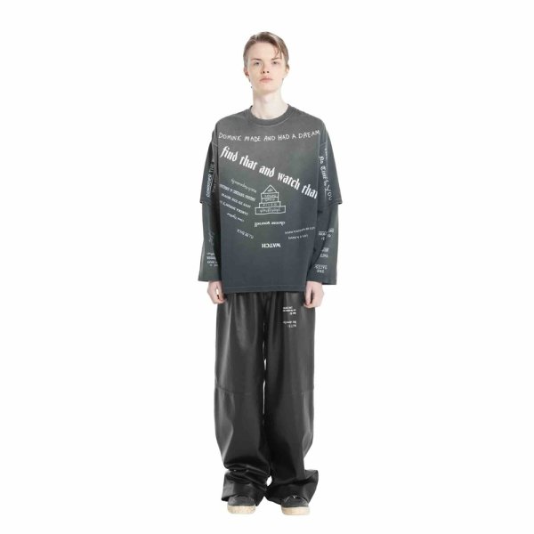 画像2: DAIRIKU/"TATTOO" Swithing Tee（Black）［タトゥースイッチング長袖T-25秋冬］