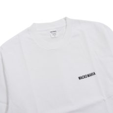 画像2: WACKO MARIA/WASHED HEAVY WEIGHT T-SHIRT（WHITE）［刺繍T-25秋冬］ (2)