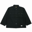 WACKO MARIA/ARMY SHIRT（BLACK）［アーミーシャツ-25秋冬］ - JONAS