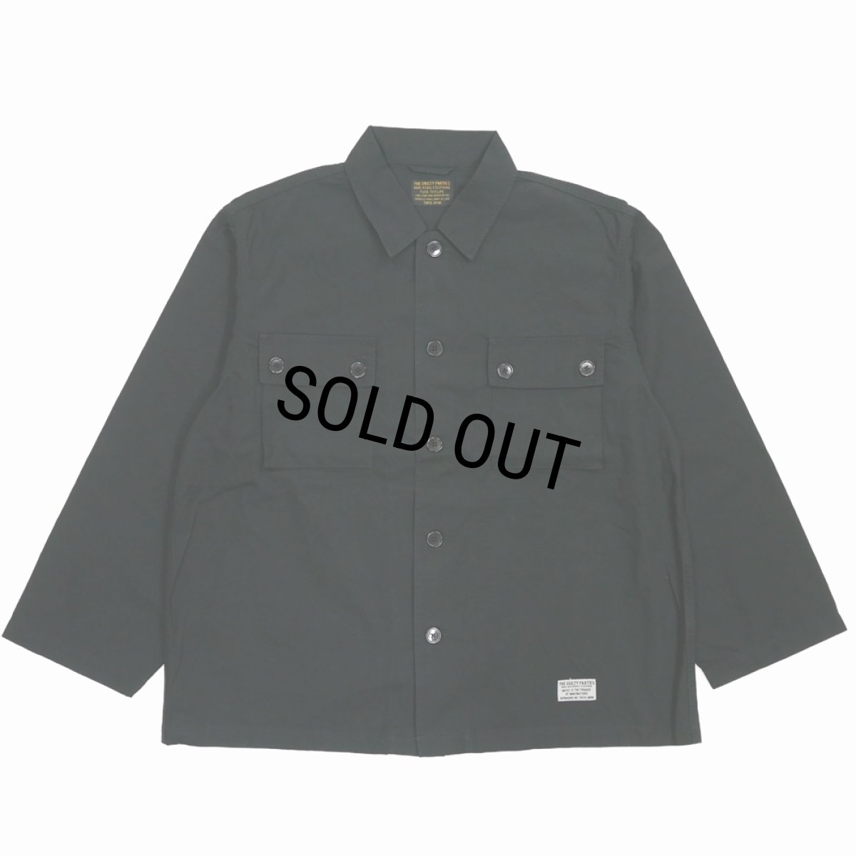 画像2: WACKO MARIA/ARMY SHIRT（BLACK）［アーミーシャツ-25秋冬］ (2)