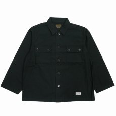 画像1: WACKO MARIA/ARMY SHIRT（BLACK）［アーミーシャツ-25秋冬］ (1)