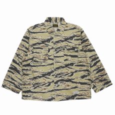画像1: WACKO MARIA/TIGERCAMO ARMY SHIRT（BEIGE）［タイガーカモアーミーシャツ-25秋冬］ (1)