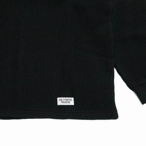 他の写真3: WACKO MARIA/THERMAL CREW NECK SHIRT（BLACK）［サーマル長袖-25秋冬］
