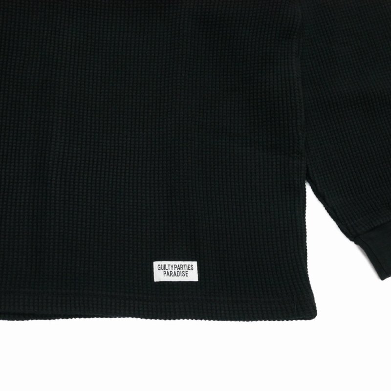 画像3: WACKO MARIA/THERMAL SHIRT（BLACK）［サーマル長袖-25秋冬］