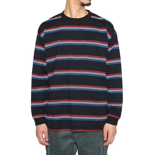 他の写真3: CALEE/HARLEY BORDER L/S CS（BLACK）［ハーレーボーダー長袖T-25秋冬］