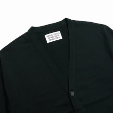 画像3: WACKO MARIA/COTTON KNIT CARDIGAN（BLACK）［コットンニットカーディガン-25秋冬］ (3)