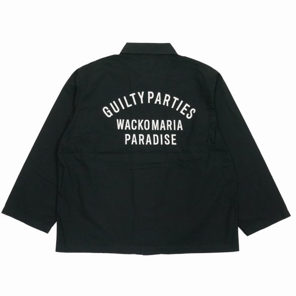 画像1: WACKO MARIA/ARMY SHIRT（BLACK）［アーミーシャツ-25秋冬］