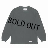 WACKO MARIA/THERMAL SHIRT（BLACK）［サーマル長袖-25秋冬］